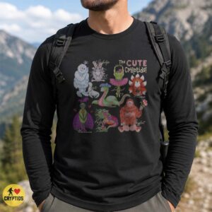 The Cute Cryptids Bigfoot Mothman Nessie Yeti Kitsune Kelp Loveland Frog Shirt