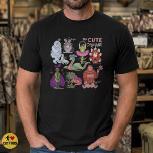 The Cute Cryptids Bigfoot Mothman Nessie Yeti Kitsune Kelp Loveland Frog T-Shirt 7 The Cute Cryptids Bigfoot Mothman Nessie Yeti Kitsune Kelp Loveland Frog Shirt