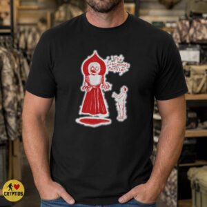 The Flatwoods Monster Red Vintage Alien Cryptid Shirt