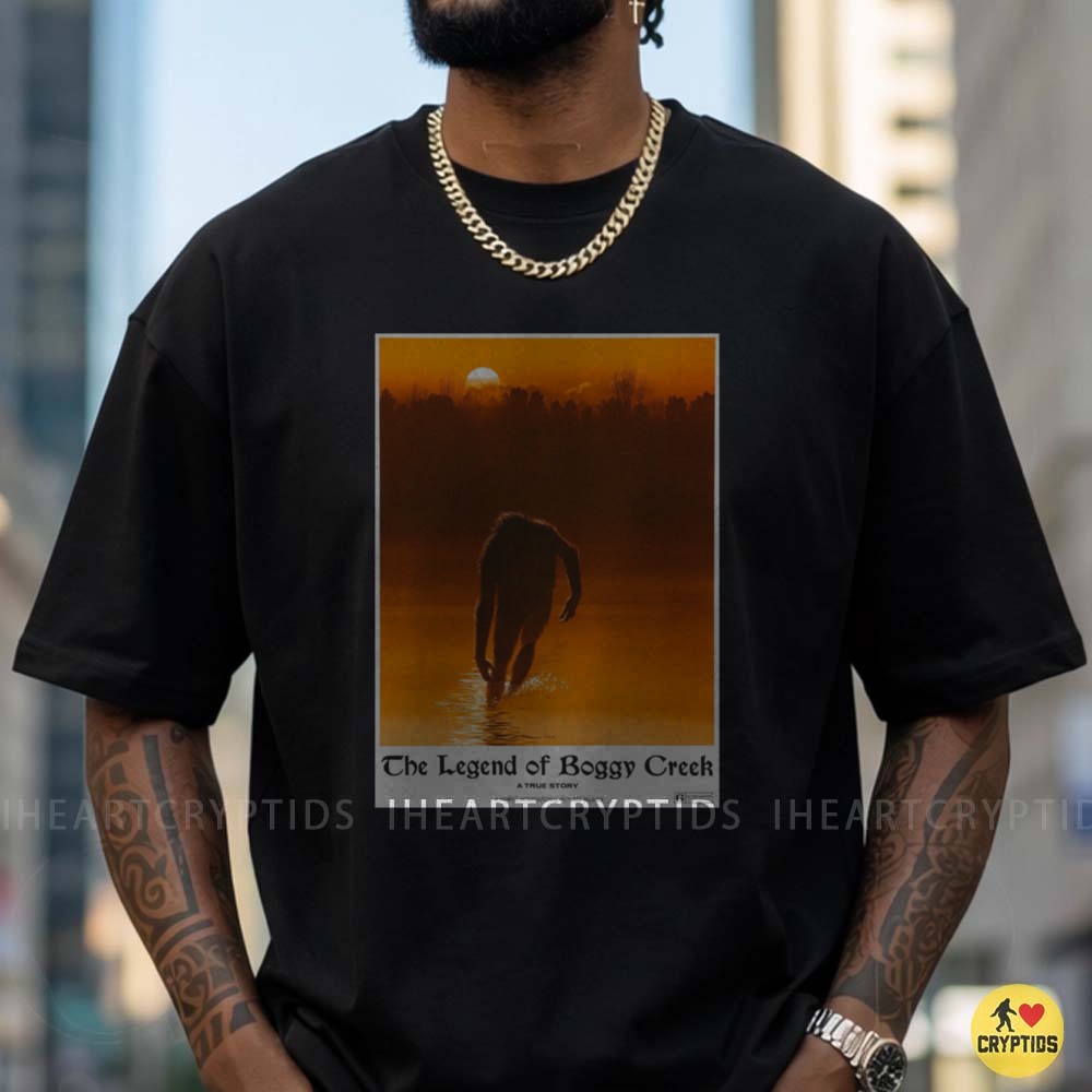 The Legend Of Boggy Creek Bigfoot Horror Classic Movie T-Shirt 1 The Legend Of Boggy Creek Bigfoot Horror Classic Movie Shirt