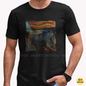 The Scream Bigfoot UFO Alien Abduction Art T-Shirt 6 The Scream Bigfoot UFO Alien Abduction Art Shirt