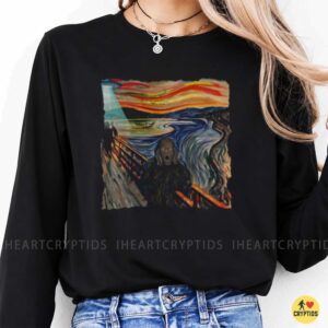 The Scream Bigfoot UFO Alien Abduction Art T-Shirt 7 The Scream Bigfoot UFO Alien Abduction Art Shirt