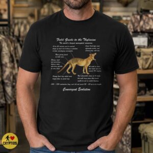 Thylacine Field Guide Tasmanian Tiger Marsupial Cryptid Convergent Evolution T-Shirt 7 Thylacine Field Guide Tasmanian Tiger Marsupial Cryptid Convergent Evolution Shirt