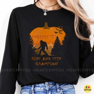 Undefeated Hide And Seek Champion Bigfoot Halloween T-Shirt 9 Undefeated Hide And Seek Champion Bigfoot Halloween Shirt