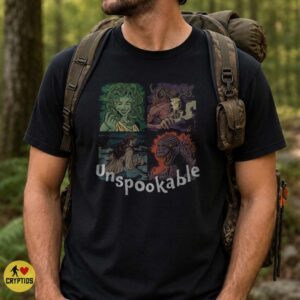 Unspookable Medusa Wendigo La Llorona Godzilla Monster Mash Halloween T-Shirt 6 Unspookable Medusa Wendigo La Llorona Godzilla Monster Mash Halloween Shirt
