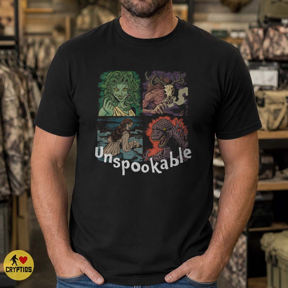 Unspookable Medusa Wendigo La Llorona Godzilla Monster Mash Halloween T-Shirt 4 Unspookable Medusa Wendigo La Llorona Godzilla Monster Mash Halloween Shirt