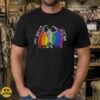 Van Meter Visitor Iowa Cryptid Rainbow Pride Monster Art Shirt