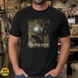 Van Meter Visitor Iowa Vintage Winged Cryptid Monster T-Shirt 7 Van Meter Visitor Iowa Vintage Winged Cryptid Monster Shirt