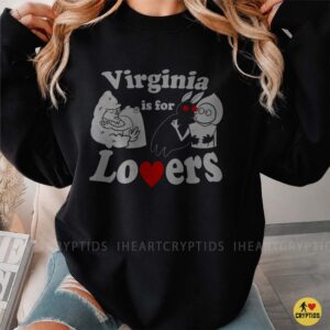 Virginia Is For Lovers Bigfoot Mothman Funny Shirt