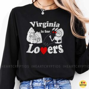 Virginia Is For Lovers Bigfoot Mothman Funny Shirt