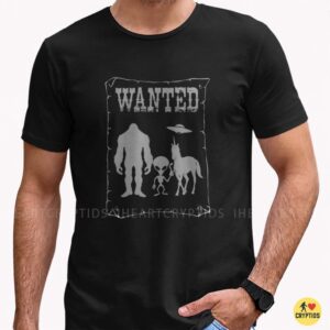 Wanted Bigfoot Alien Unicorn UFO Cryptid T-Shirt 6 Wanted Bigfoot Alien Unicorn UFO Cryptid Shirt