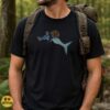 Weird Cryptid Creature Snail Shell Shark Hybrid Fantasy Monster Shirt