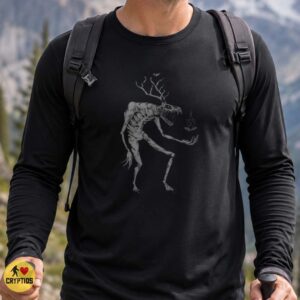 Wendigo Dark Art Antler Monster Horror Folklore Occult Cryptid T-Shirt 7 Wendigo Dark Art Antler Monster Horror Folklore Occult Cryptid Shirt