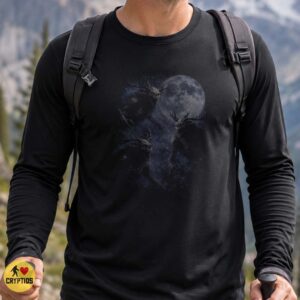 Wendigo Three Moon Dark Fantasy Horror Antler Skull Cryptid T-Shirt 6 Wendigo Three Moon Dark Fantasy Horror Antler Skull Cryptid Shirt