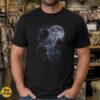 Wendigo Three Moon Dark Fantasy Horror Antler Skull Cryptid Shirt