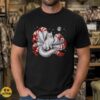 White Red Nine Tailed Kitsune Fox Moon T-Shirt 9 White Red Nine Tailed Kitsune Fox Moon Shirt
