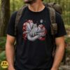 White Red Nine Tailed Kitsune Fox Moon T-Shirt 6 White Red Nine Tailed Kitsune Fox Moon Shirt