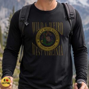 Wild And Weird West Virginia State Seal Flatwoods Monster Mothman Cryptid T-Shirt 5 Wild And Weird West Virginia State Seal Flatwoods Monster Mothman Cryptid Shirt