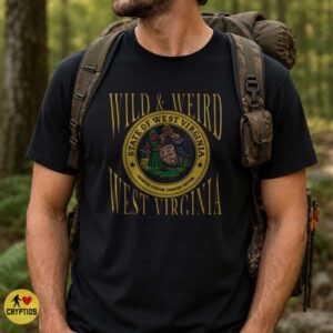 Wild And Weird West Virginia State Seal Flatwoods Monster Mothman Cryptid T-Shirt 7 Wild And Weird West Virginia State Seal Flatwoods Monster Mothman Cryptid Shirt