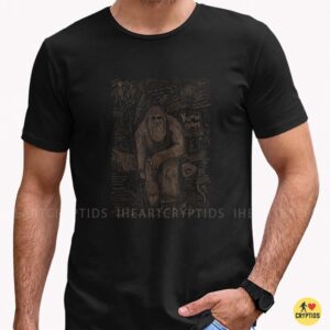 Yellow Gape Cryptid Field Notes Madison Gamble National Forest Bigfoot Vintage Sketch Shirt