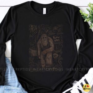 Yellow Gape Cryptid Field Notes Madison Gamble National Forest Bigfoot Vintage Sketch Shirt