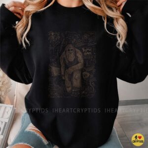 Yellow Gape Cryptid Field Notes Madison Gamble National Forest Bigfoot Vintage Sketch Shirt