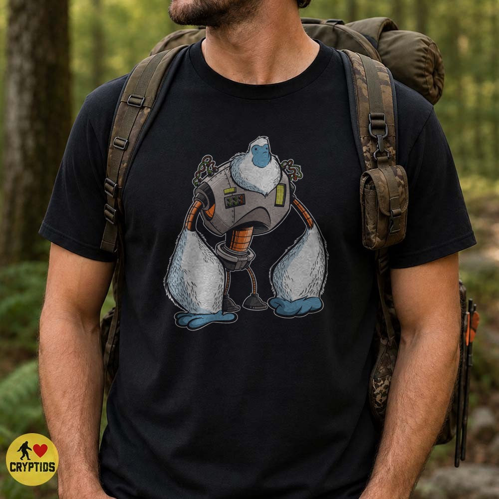 Yeti Abominable Snowman Cyborg Robot Mech Sci-Fi Cryptid T-Shirt 4 Yeti Abominable Snowman Cyborg Robot Mech Sci-Fi Cryptid Shirt