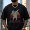 Yeti Dabbing Believe Retro Sunset Abominable Snowman Funny T-Shirt 8 Yeti Dabbing Believe Retro Sunset Abominable Snowman Funny Shirt