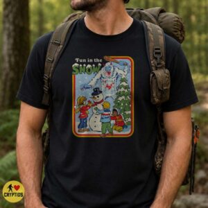 Yeti Fun in the Snow Abominable Snowman Retro Horror Kids T-Shirt 6 Yeti Fun in the Snow Abominable Snowman Retro Horror Kids Shirt