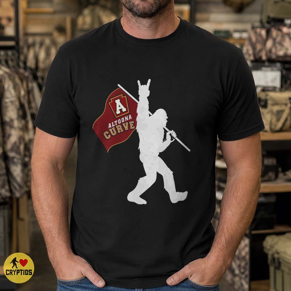 Altoona Curve Bigfoot Sasquatch T-Shirt, Baseball Believer Fan Gift 3 Altoona Curve Bigfoot Sasquatch Shirt
