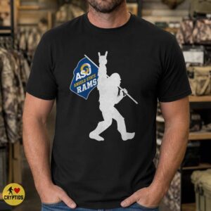 Angelo State Rams Bigfoot T-Shirt, ASU Alumni Sasquatch Gift 5 Angelo State Rams Bigfoot Shirt
