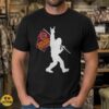Bethune-Cookman Wildcats Bigfoot Rock Hand T-Shirt, B-CU HBCU Fan Gift 5 Bethune-Cookman Wildcats Bigfoot Rock Hand Shirt