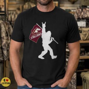 Birmingham Stallions Bigfoot Rock Hand Shirt