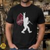 Central Washington Wildcats Bigfoot Flag Shirt