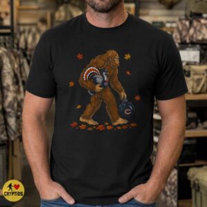 Chicago Bears Bigfoot Thanksgiving Shirt