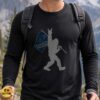 Clearwater Threshers Bigfoot Sasquatch Flag Shirt