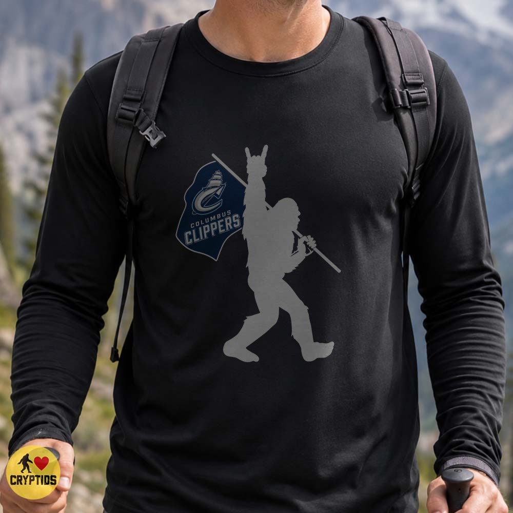 Columbus Clippers Bigfoot T-Shirt, Minor League Baseball Fan Gift 3 Columbus Clippers Bigfoot Shirt