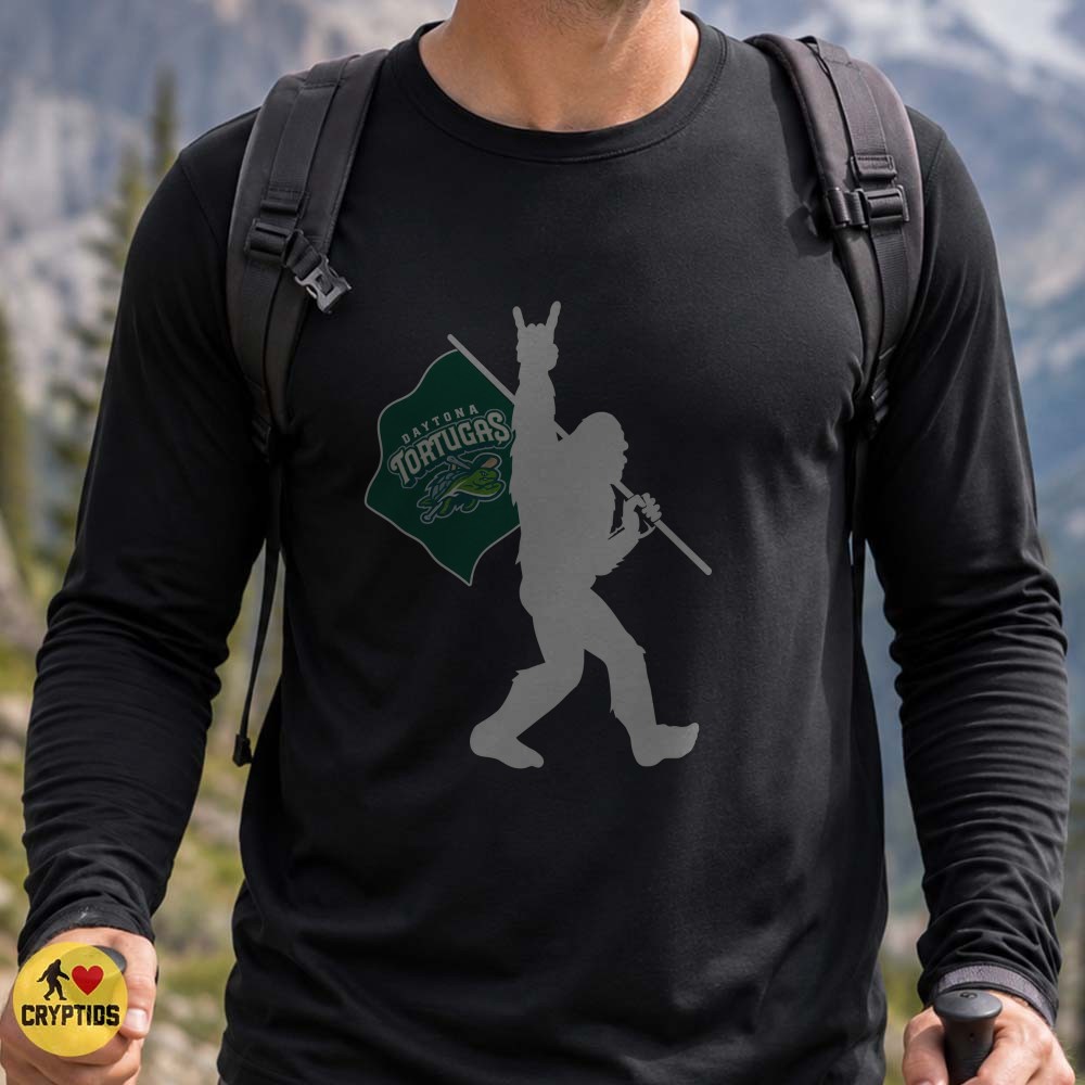 Daytona Tortugas Bigfoot Rock & Roll Flag T-Shirt, MiLB Fan Gift 1 Daytona Tortugas Bigfoot Rock & Roll Flag Shirt