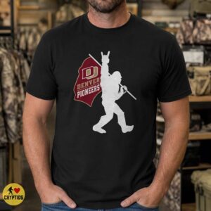 Denver Pioneers Bigfoot Rock Hand Shirt