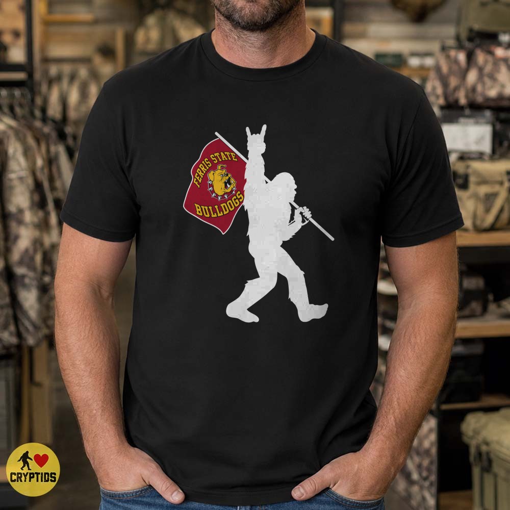 Ferris State Bulldogs Bigfoot Sasquatch T-Shirt, FSU Alumni Fan Gift 3 Ferris State Bulldogs Bigfoot Sasquatch Shirt