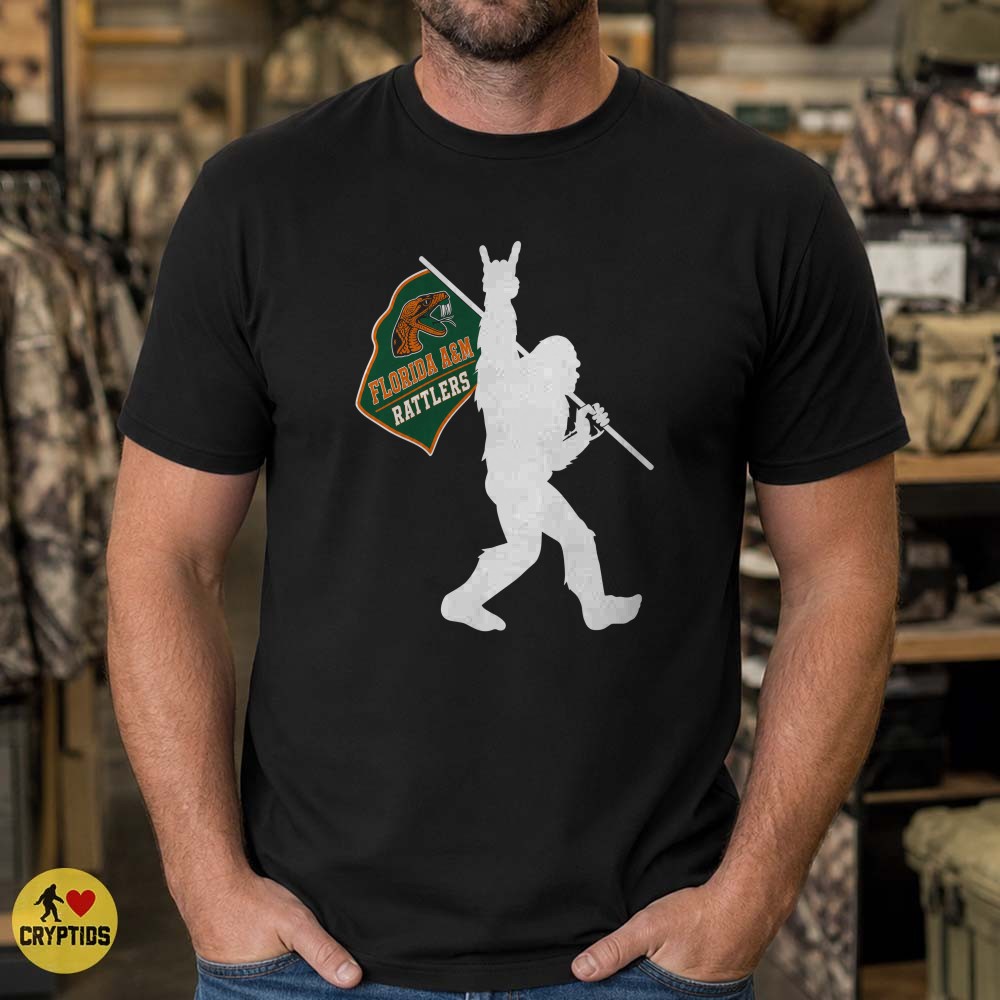 Florida A&M Rattlers Bigfoot Believer T-Shirt, FAMU Alumni Gift 3 Florida A&M Rattlers Bigfoot Believer Shirt