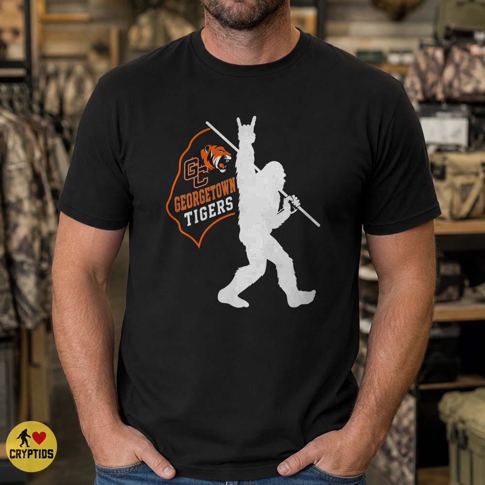 Georgetown College Tigers Bigfoot Rock & Roll T-Shirt, Alumni Gift 3 Georgetown College Tigers Bigfoot Rock & Roll Shirt