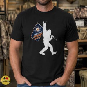 Las Vegas Aviators Bigfoot Rock Hand Shirt