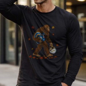 Los Angeles Chargers Bigfoot Thanksgiving Shirt