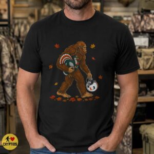 Miami Hurricanes Bigfoot Thanksgiving Shirt