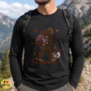 Nebraska Cornhuskers Bigfoot Thanksgiving Shirt
