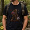 Nebraska Cornhuskers Bigfoot Thanksgiving Shirt