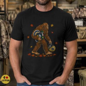 Notre Dame Fighting Irish Bigfoot Thanksgiving Shirt