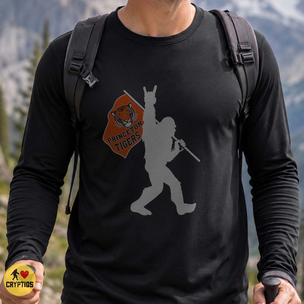 Princeton Tigers Bigfoot Believer T-Shirt, Princeton University Alumni Gift 2 Princeton Tigers Bigfoot Believer Shirt
