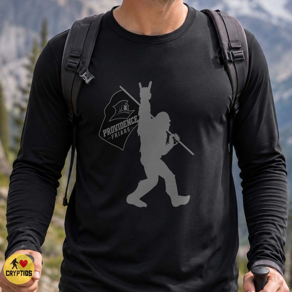 Providence Friars Bigfoot Flag T-Shirt, Providence College Fan Gift 2 Providence Friars Bigfoot Flag Shirt